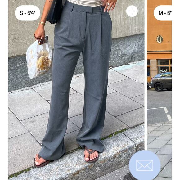 Djerf Avenue Pants - Djerf Avenue Grey Favorite Pants